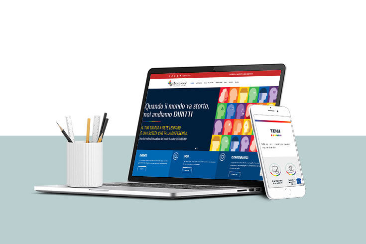 Sito per e brochure per Rete Lenford